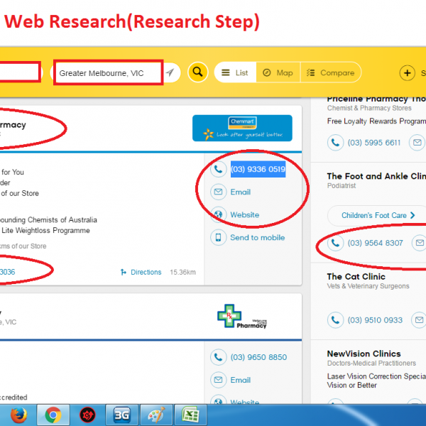 [Image: Demo project of web research(Research Step)]